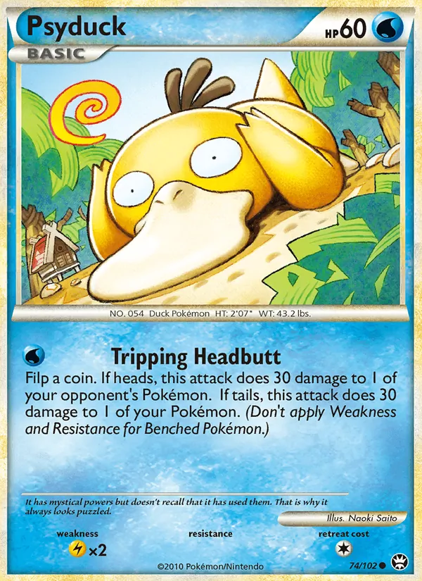 Psyduck — Triumphant #74 (Pokémon TCG card)