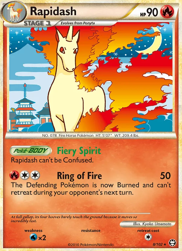 Rapidash — Triumphant #8 (Pokémon TCG card)