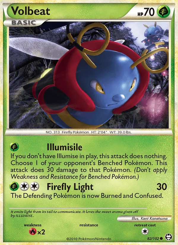 Volbeat — Triumphant #82 (Pokémon TCG card)