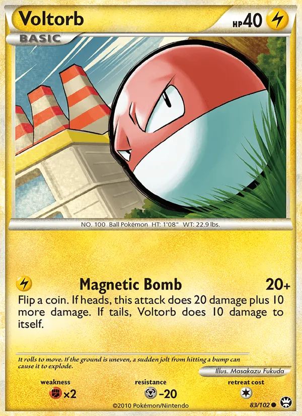 Voltorb — Triumphant #83 (Pokémon TCG card)