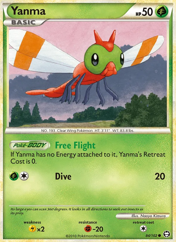 Yanma — Triumphant #84 (Pokémon TCG card)