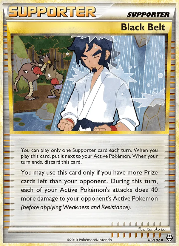 Black Belt — Triumphant #85 (Pokémon TCG card)