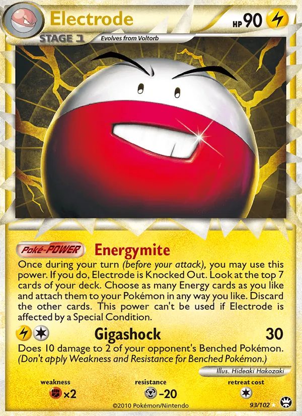 Electrode — Triumphant #93 (Pokémon TCG card)