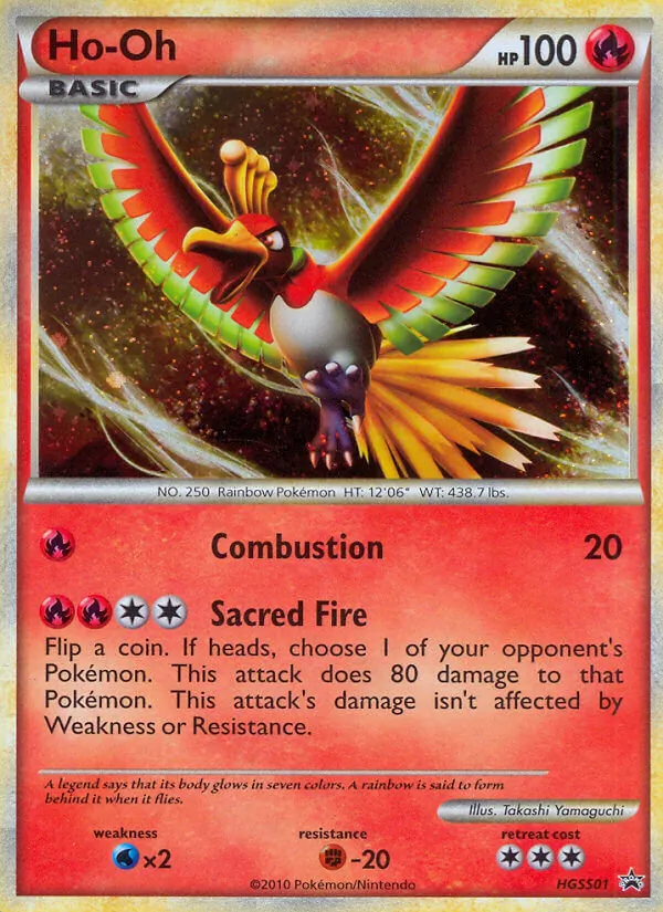 Ho-Oh — HGSS Black Star Promos #HGSS01 (Pokémon TCG card)