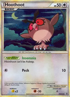 Hoothoot (HGSS Black Star Promos #HGSS05)
