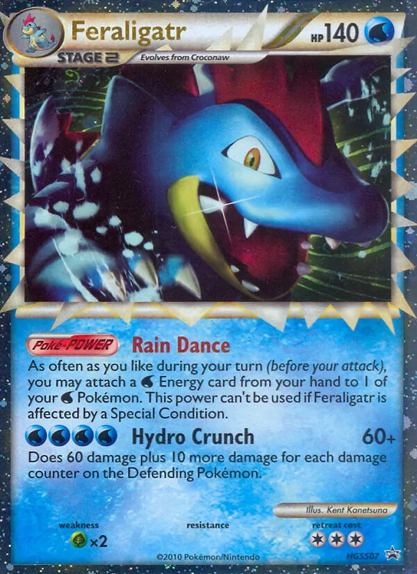 Feraligatr — HGSS Black Star Promos #HGSS07 (Pokémon TCG card)