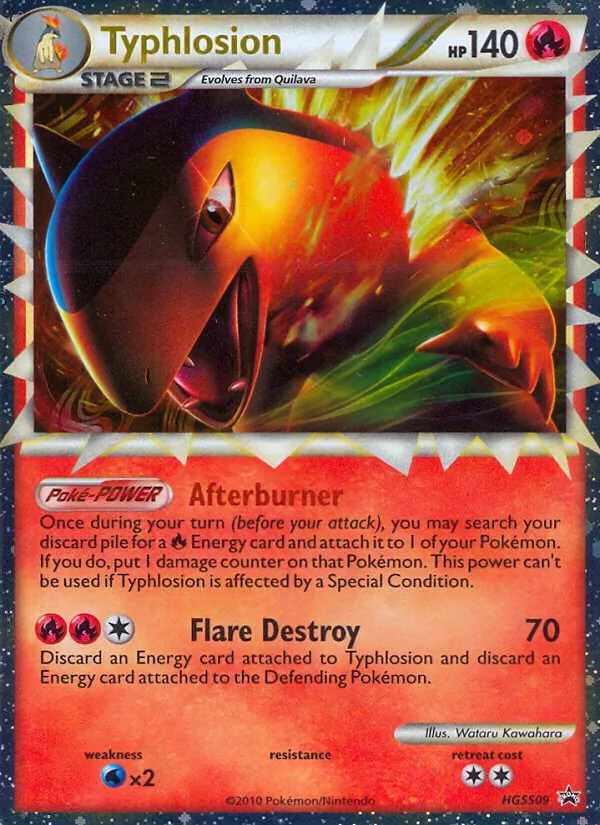 Typhlosion — HGSS Black Star Promos #HGSS09 (Pokémon TCG card)