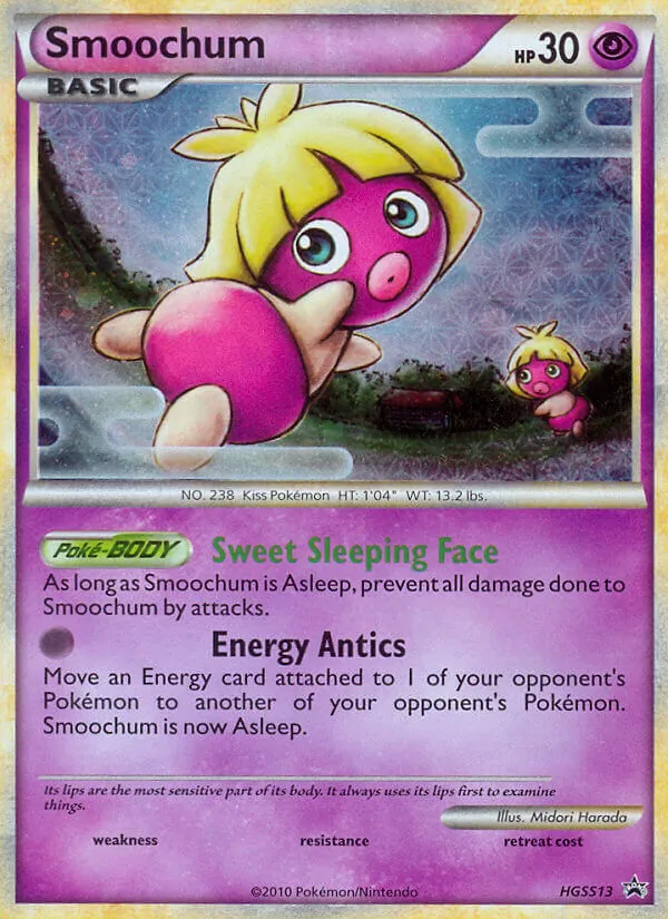 Smoochum — HGSS Black Star Promos #HGSS13 (Pokémon TCG card)