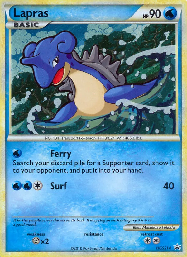 Lapras — HGSS Black Star Promos #HGSS14 (Pokémon TCG card)