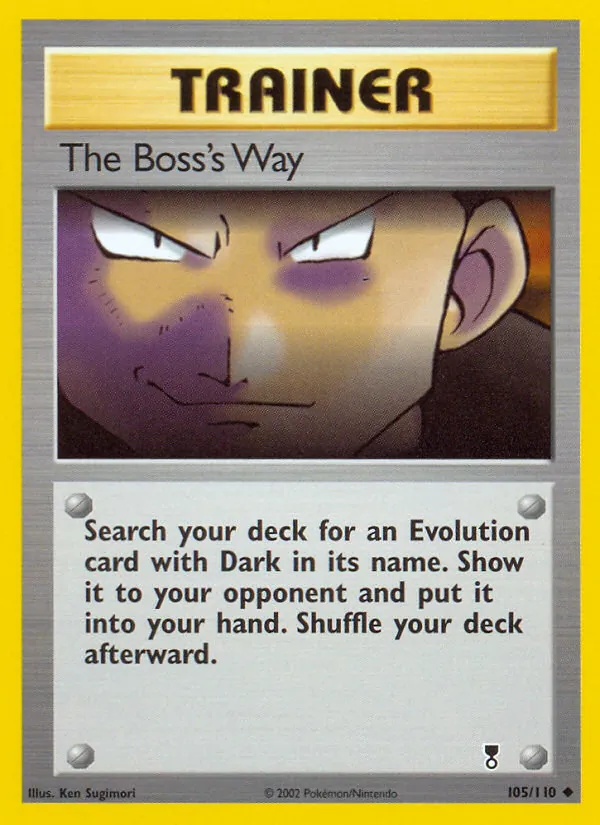The Boss's Way — Legendary Collection #105 (Pokémon TCG card)