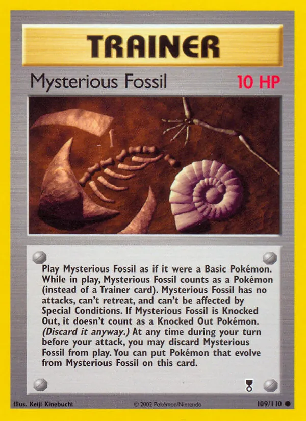 Mysterious Fossil — Legendary Collection #109 (Pokémon TCG card)