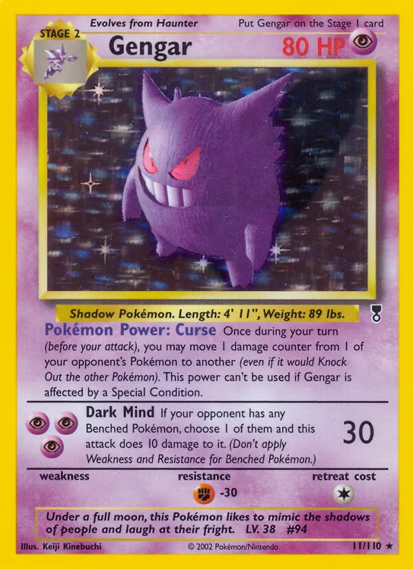 Gengar — Legendary Collection #11 (Pokémon TCG card)