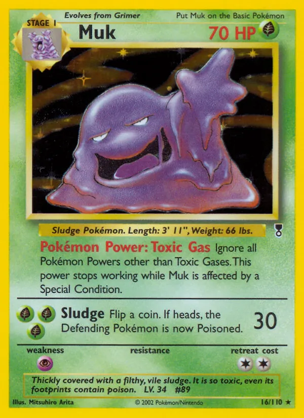 Muk — Legendary Collection #16 (Pokémon TCG card)