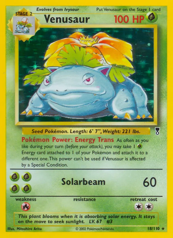 Venusaur — Legendary Collection #18 (Pokémon TCG card)