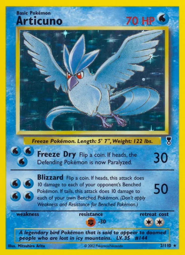 Articuno — Legendary Collection #2 (Pokémon TCG card)