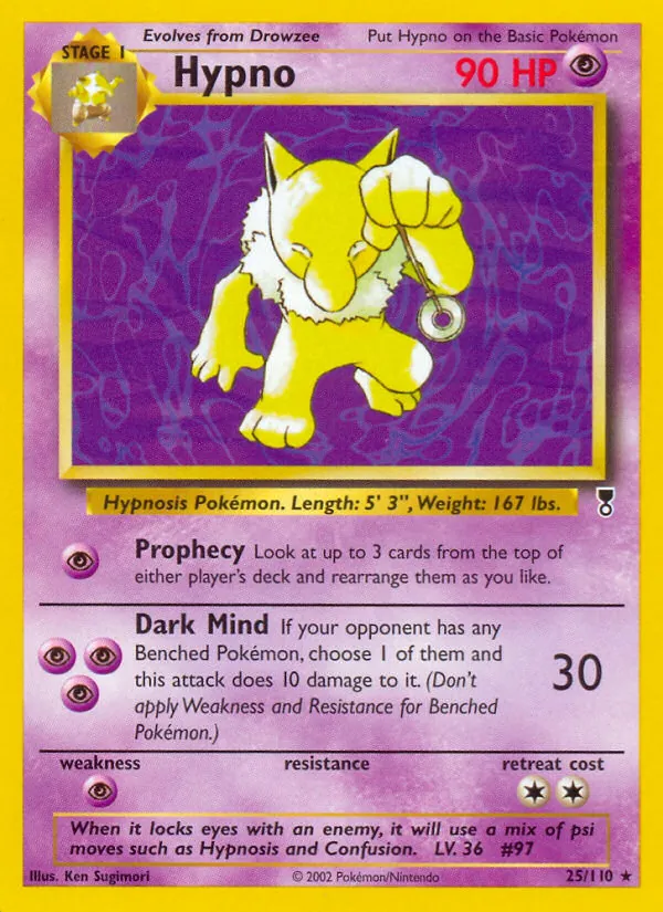 Hypno — Legendary Collection #25 (Pokémon TCG card)