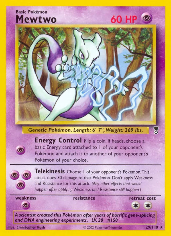 Mewtwo — Legendary Collection #29 (Pokémon TCG card)
