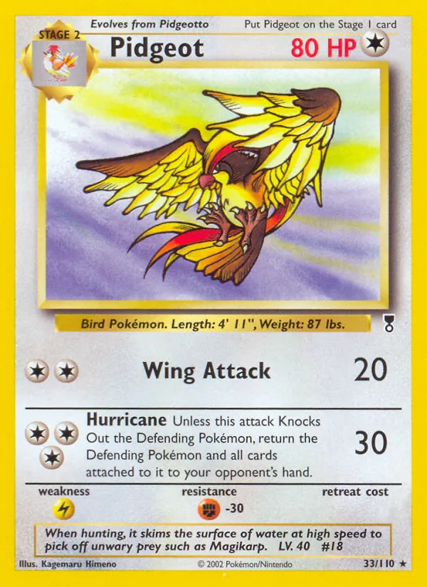 Pidgeot — Legendary Collection #33 (Pokémon TCG card)