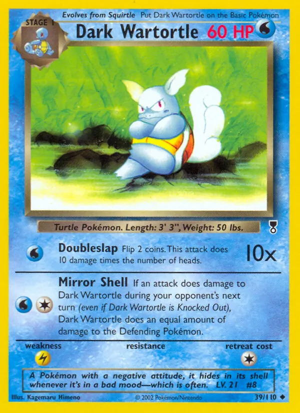 Dark Wartortle — Legendary Collection #39 (Pokémon TCG card)