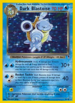 Dark Blastoise (Legendary Collection #4)