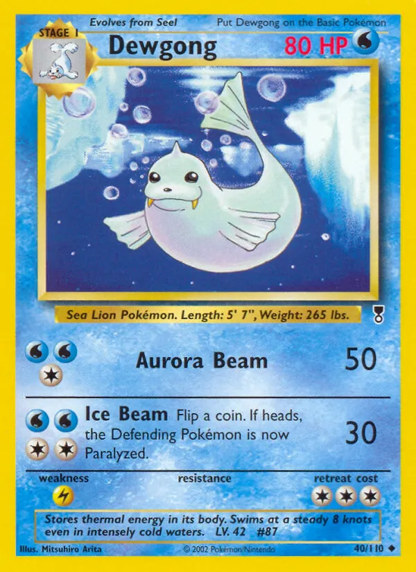 Dewgong — Legendary Collection #40 (Pokémon TCG card)