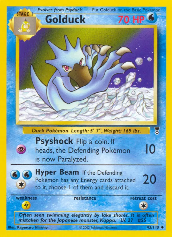 Golduck — Legendary Collection #43 (Pokémon TCG card)
