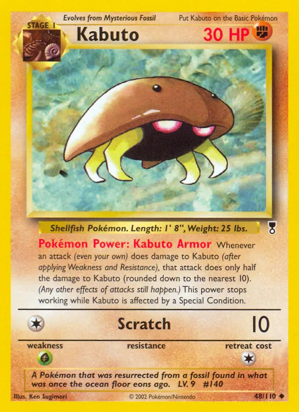 Kabuto — Legendary Collection #48 (Pokémon TCG card)