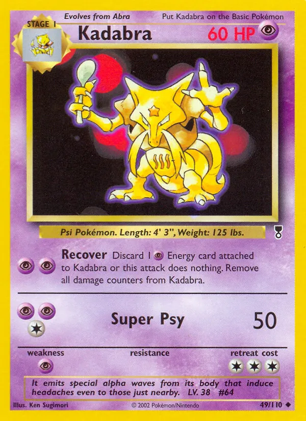 Kadabra — Legendary Collection #49 (Pokémon TCG card)