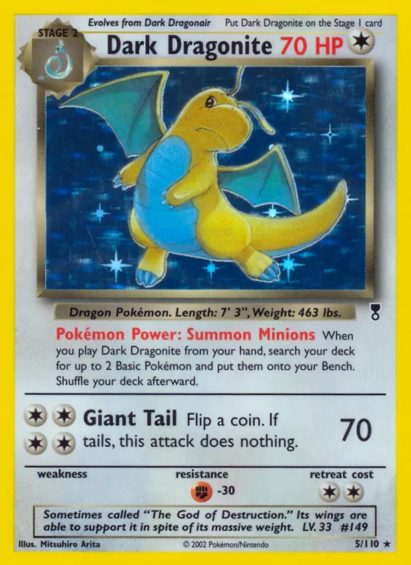 Dark Dragonite — Legendary Collection #5 (Pokémon TCG card)