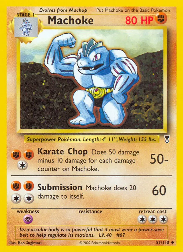 Machoke — Legendary Collection #51 (Pokémon TCG card)