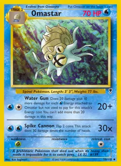 Omastar (Legendary Collection #58)