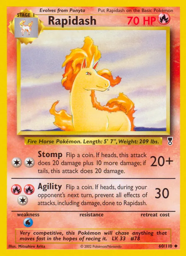 Rapidash — Legendary Collection #60 (Pokémon TCG card)