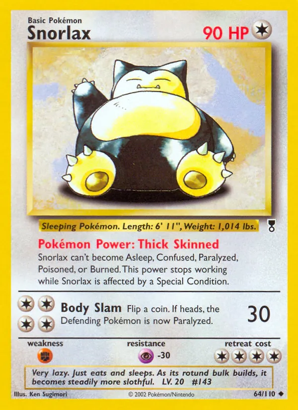 Snorlax — Legendary Collection #64 (Pokémon TCG card)