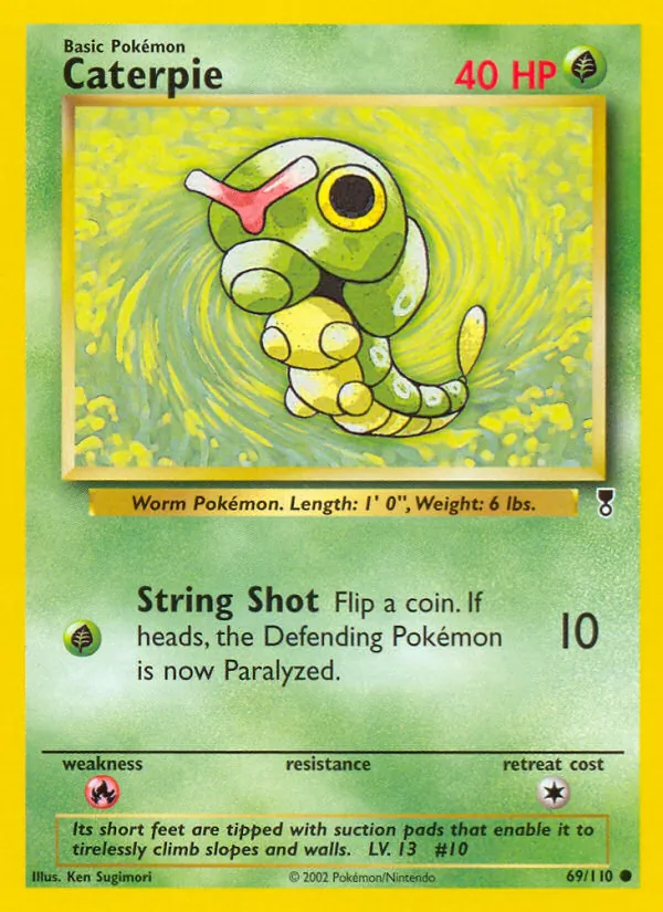 Caterpie — Legendary Collection #69 (Pokémon TCG card)