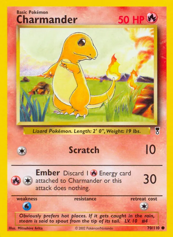 Charmander — Legendary Collection #70 (Pokémon TCG card)