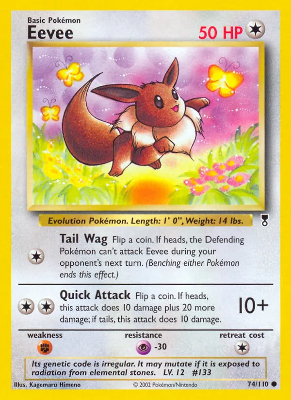 Eevee — Legendary Collection #74 (Pokémon TCG card)