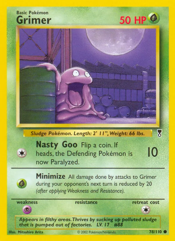 Grimer — Legendary Collection #78 (Pokémon TCG card)