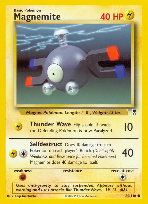 Magnemite — Legendary Collection #80 (Pokémon TCG card)