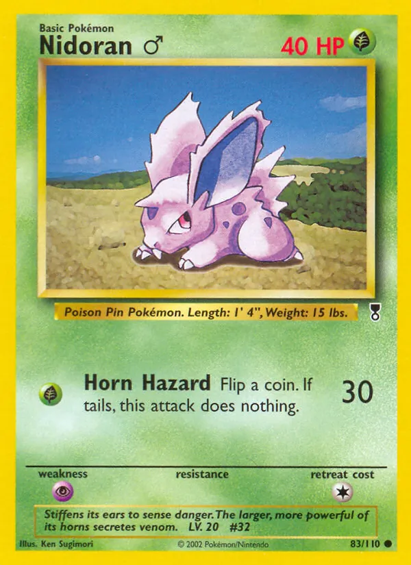 Nidoran ♂ — Legendary Collection #83 (Pokémon TCG card)