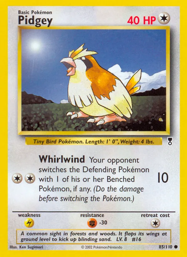 Pidgey — Legendary Collection #85 (Pokémon TCG card)