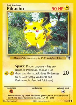 Pikachu (Legendary Collection #86)