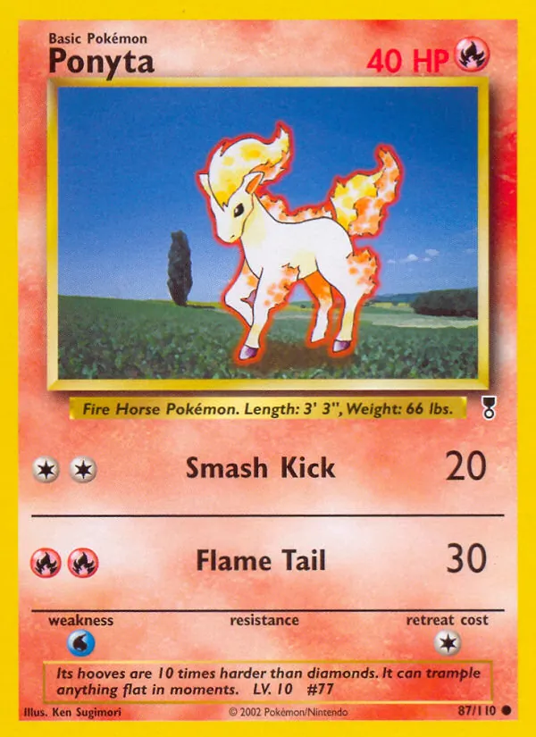 Ponyta — Legendary Collection #87 (Pokémon TCG card)