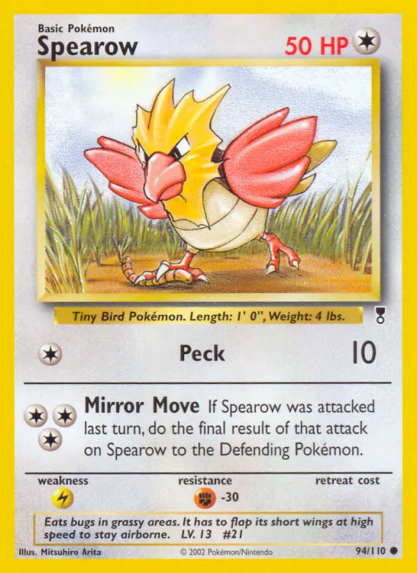 Spearow — Legendary Collection #94 (Pokémon TCG card)