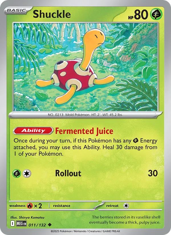 Shuckle — Mega Evolution #011 (Pokémon TCG card)