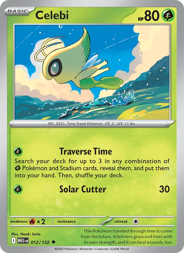 Celebi — Mega Evolution #012 (Pokémon TCG card)
