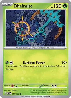 Dhelmise (Mega Evolution #018)