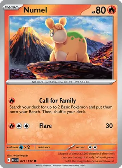 Numel (Mega Evolution #021)