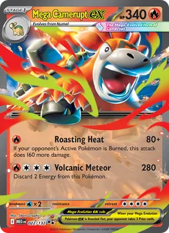 Mega Camerupt ex (Mega Evolution #022)