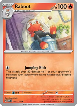 Raboot (Mega Evolution #027)