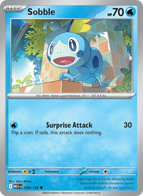 Sobble — Mega Evolution #039 (Pokémon TCG card)